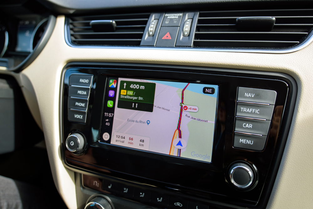 rideshare vehicle audio GPS